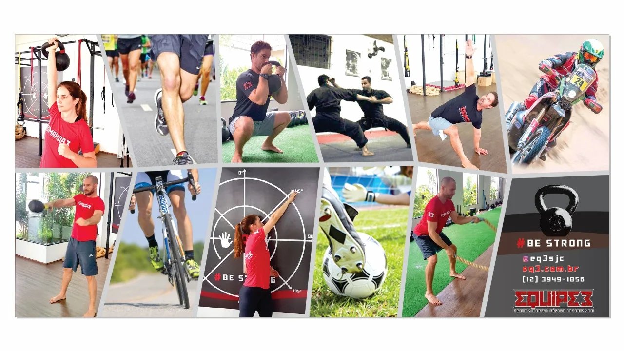 Alunos da Equipe 3 em treino com kettlebell em São José dos Campos